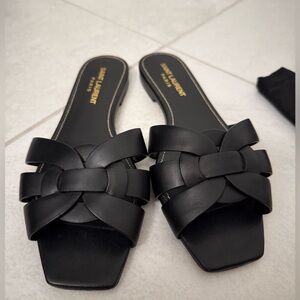 Saint Laurent Black Women's Nero Sandal Slide